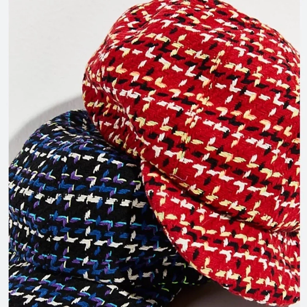 Free people Anna Sui Neo Plaid Cap new with tags one size M/L